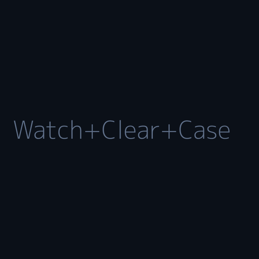 [Preview] Apple Watch Clear Case