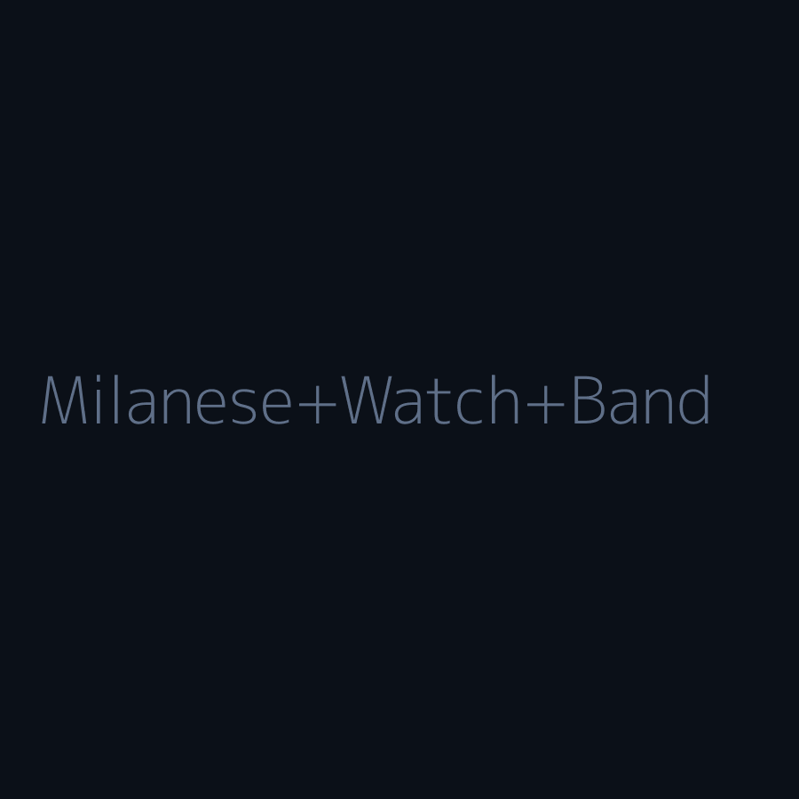 [Preview] Milanese Loop Band — Apple Watch